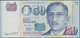 Singapore / Singapur: 50 Dollars ND(1999) P. 41a With Solid Number Serial #0MN 777777 In Condition: - Singapur