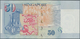 Singapore / Singapur: 50 Dollars ND(1999) P. 41a With Solid Number Serial #0MN 777777 In Condition: - Singapur