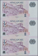 Delcampe - Singapore / Singapur: Set Of 7 Uncut Sheets Of 3 Notes (21 Notes In Total) Of 2 Dollars ND P. 46, Al - Singapore