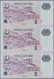 Delcampe - Singapore / Singapur: Set Of 7 Uncut Sheets Of 3 Notes (21 Notes In Total) Of 2 Dollars ND P. 46, Al - Singapore