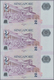 Delcampe - Singapore / Singapur: Set Of 7 Uncut Sheets Of 3 Notes (21 Notes In Total) Of 2 Dollars ND P. 46, Al - Singapur