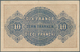 Switzerland / Schweiz: 10 Franken 1914 P. 17, Center Fold, Light Horizontal Fold, Strong Paper, Orig - Schweiz