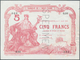 Tahiti: Very Rare Specimen Note Of 5 Francs 1923 Banque De L'Indochine P. 4s, With Vertical Specimen - Sonstige – Ozeanien