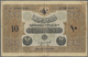 Turkey / Türkei: 10 Livres 1916 P. 92, Used With Several Folds And Creases, No Tears, A Small Piece - Turquia