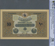 Turkey / Türkei: Rare Specimen Banknote Of 10 Livres ND(1918) AH1334, RS-3-1, With German Specimen P - Turkey