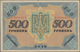 Delcampe - Ukraina / Ukraine: Nice Lot With 4 Banknotes 2 And 500 Hriven And 10 And 250 Karbovantsiv 1918, P.20 - Ukraine