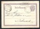 NEDERLAND Briefkaart G 3 Met Treinstempel Kleinrond ROTTERD:-ANTW: B En Haltestempel ROZENDAAL Naar Bolsward 1873 - Postwaardestukken