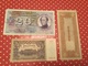 Lot De 3 Billets Voir Le Scan - Vrac - Billets