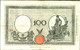 1735) Splendida Banconota Da 100£ Vecchio Tipo Di Colore Giallo Ocra Del 9-12-1942 - 100 Liras