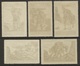 Suisse WWI Vignette Militaire Soldatenmarken FORTRESS TROOPS Set 1914-18 Fine Unused - Vignettes