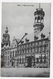 (RECTO / VERSO) MONS EN 1913 - L' HOTEL DE VILLE - BEAUX CACHETS ET TIMBRES DE BELGIQUE -  CPA VOYAGEE - Mons