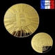 1 Pièce Plaquée OR ( GOLD Plated Coin ) - Bitcoin Antana BTC - Autres & Non Classés