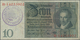 Deutschland - Deutsches Reich Bis 1945: Großes Lot Mit 25 Belgischen Abstempelungen Auf 10 Reichsmar - Sonstige & Ohne Zuordnung