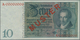 Deutschland - Deutsches Reich Bis 1945: 10 Reichsmark 1929 MUSTER, Ro.173M Mit KN A00000000, Rotem Ü - Sonstige & Ohne Zuordnung