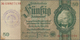 Deutschland - Deutsches Reich Bis 1945: Großes Lot Mit 15 Belgischen Abstempelungen Auf 50 Reichsmar - Altri & Non Classificati