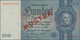 Deutschland - Deutsches Reich Bis 1945: 100 Reichsmark 1935 MUSTER, Ro.176M Mit KN A0000000 Und Rote - Other & Unclassified