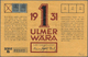 Delcampe - Deutschland - Deutsches Reich Bis 1945: Ulmer Wära, Set Mit 1/2, 2 X 1, 2, 5 Und 10 Wära 1931, Teils - Altri & Non Classificati