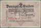 Deutschland - Nebengebiete Deutsches Reich: Danzig - Zentralkasse, 2 Gulden 1923, Ro.829, Stärker Ge - Otros & Sin Clasificación