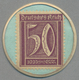 Deutschland - Briefmarkennotgeld: BARMEN, Franz Kolodzinski, Gold- Und Silberwaren, Elberfeld, 50 Pf - Other & Unclassified