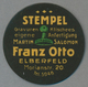 Deutschland - Briefmarkennotgeld: ELBERFELD, Franz Otto, Stempel, 10 Pf. Ziffer, Zelluloidkapsel. - Altri & Non Classificati