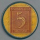 Deutschland - Briefmarkennotgeld: ELBERFELD, Zweistern Besteckfabrik, 5 Pf. Ziffer, Zelluloidkapsel. - Other & Unclassified