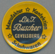 Deutschland - Briefmarkennotgeld: GEVELSBERG, L. & J. Buscher, Schuhwaren, 40 Pf. Ziffer, Zelluloidk - Altri & Non Classificati