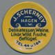 Deutschland - Briefmarkennotgeld: HAGEN, J. Scherney, Delikatessen, Weine, Wild, Fische, 10 Pf. Ziff - Other & Unclassified