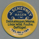 Deutschland - Briefmarkennotgeld: HAGEN, J. Scherney, Delikatessen, Weine, Wild, Fische, 10 Pf. Ziff - Sonstige & Ohne Zuordnung