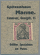 Deutschland - Briefmarkennotgeld: HANNOVER, Spitzenhaus Manne, 50 Pf. Germania Violett/schwarzbraun, - Altri & Non Classificati