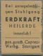 Deutschland - Briefmarkennotgeld: STUTTGART, Erdkraft Heilerde, Caprez-Werbung, 2 Pf. Kontrollrat Zi - Other & Unclassified