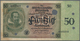 Deutschland - Länderscheine: Württembergische Notenbank 50 Reichsmark 1924, Ro.WTB27, Saubere Gebrau - Otros & Sin Clasificación