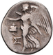 Pamphylien: SIDE, Tetradrachme, 2. - 1. Jhd. V. Chr, 16,20 G, Mit Gegenstempel Auf Av, Athenakopf Mi - Griegas