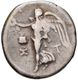 Pamphylien: SIDE, Tetradrachme, 2. - 1. Jhd. V. Chr, 16,21 G, Mit Gegenstempel Auf Av, Athenakopf Mi - Griechische Münzen
