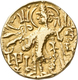 Indien: Kushan, Unbekannte Fürsten, Etwa 365 N. Chr.: Gold Stater, König Steht Im Ornat Mit Dreizack - Other & Unclassified