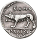 Publius Satrienus (77 V.Chr.): AR-Denar 77 V. Chr., Rom, 3,84 G, Crawford 388/1b; Sydenham 781a, Fas - Altri & Non Classificati