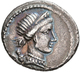 Gaius Iulius Caesar (49/48 V.Chr.): AR-Denar 46-45 V. Chr.; 3,75 G, Kampmann 1.9, Crawford 468/1, Sy - República (-280 / -27)