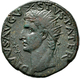 Augustus (27 V.Chr. - 14 N.Chr.): Unter Tiberius, Æ-As, 10,8 G, Cohen 244, Sehr Schön. - La Dinastia Giulio-Claudia Dinastia (-27 / 69)