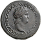 Nero (54 - 68): Æ-Sesterz, Ca. 65 N. Chr., Rom, 29,2 G, RIC 396, Schöne Dunkelbraune Patina, Leicht - La Dinastía Julio-Claudia (-27 / 69)