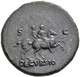 Nero (54 - 68): Æ-Sesterz, Ca. 65 N. Chr., Rom, 29,2 G, RIC 396, Schöne Dunkelbraune Patina, Leicht - Die Julio-Claudische Dynastie (-27 / 69)