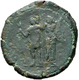 Domitian (69 - 81 - 96): Sesterz, Mzst. Rom; 36,85 Mm, 25,78 G, Sehr Schön. - Die Flavische Dynastie (69 / 96)