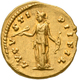 Faustina Minor (+ 176 N.Chr.): AV Aureus, FAVSTINA AUGVSTA, Büste Nach Links, Frisur In Vier Schlang - Die Antoninische Dynastie (96 / 192)
