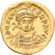 Zeno (474 - 475, 476 - 491): Gold-Solidus, Konstantinopel, 19,3 Mm, 4,46 G, RIC 910, Sehr Schön. - La Caduta Dell'Impero Romano (363 / 476)