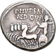 Delcampe - Antike: Lot 10 Silbermünzen Aus Der Römischen Republik Und Aus Der Römischen Kaiserzeit; U.a. Sextus - Altri & Non Classificati