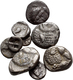 Antike: Lot 10 Münzen; Kleinasien, Ionien/ Stadt Milet, AR Diobol (514-479 V.Chr.). Löwenprotome R., - Otros & Sin Clasificación
