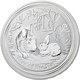 Australien: Elizabeth II. 1952-,: 10 Dollars 2011, Year Of The Rabbit / Jahr Des Hasen (Lunar II.): - Sonstige & Ohne Zuordnung