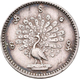 Burma / Myanmar: Lot 4 Münzen, Dabei: 1 Kyat (1 Rupee), KM# 10; 1 Mat, KM# 8 ; 1 Mu, KM# 7 Und 1 Pe, - Myanmar