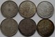 China: Lot 6 Münzen: 1 Dollar (Yuan) Präsident Yüan Shih-kai, Jahr 3 (1914, 5x), KM# Y 329, Und Jahr - China