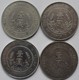 China: Lot 4 Münzen: 1 Dollar ND (1927) Memento. Erinnerung Auf Gründung Der Republik China (Birth O - Cina