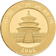 China - Volksrepublik - Anlagegold: Lot 2 Goldmünzen: 20 Yuan 2006, Goldpanda, KM# 1661. 1,56 G (1/2 - China