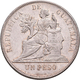 Guatemala: Lot 2 Stück; 1 Peso 1867, KM# 186.1, 24,35 G, Sehr Schön Und 1 Peso 1894, KM# 210, 24,86 - Guatemala